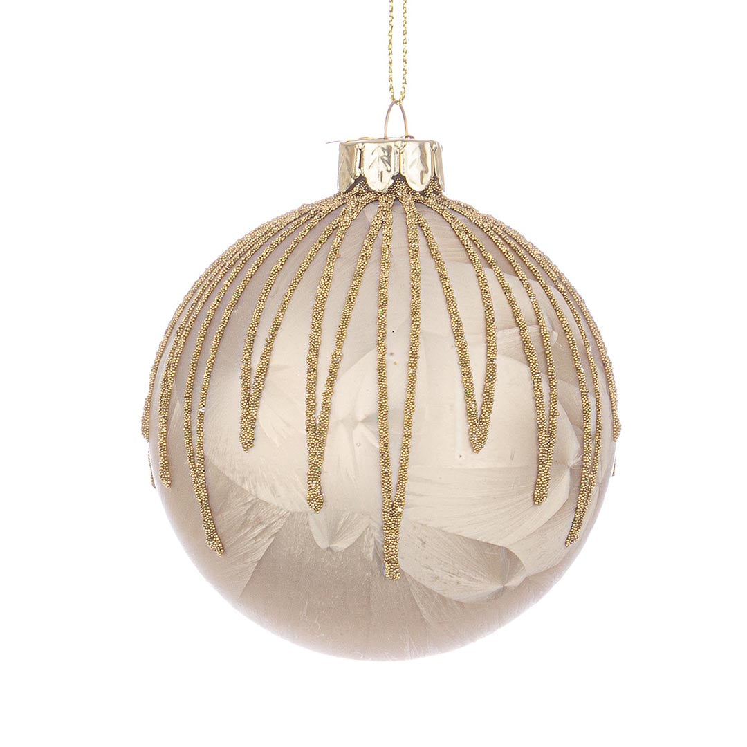 Sfera Lineage champagne 8 cm