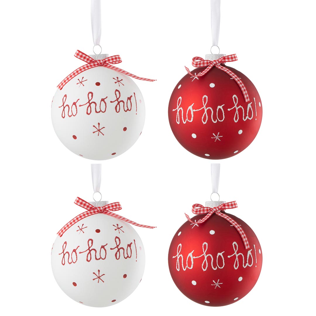 Pallina con scritta Ho Ho Ho