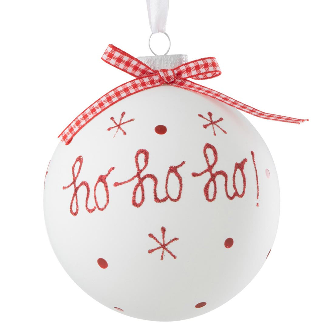 Pallina con scritta Ho Ho Ho