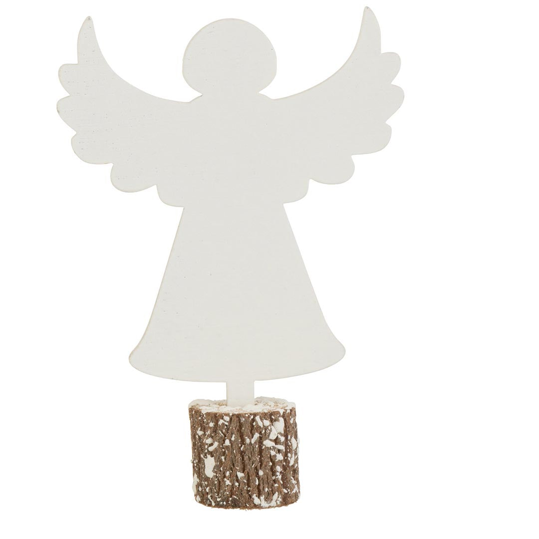 Segnaposto con base in legno