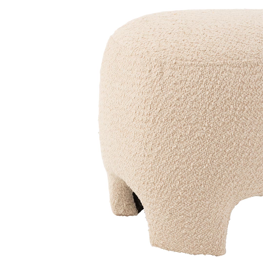 Puff Teddy Bianco