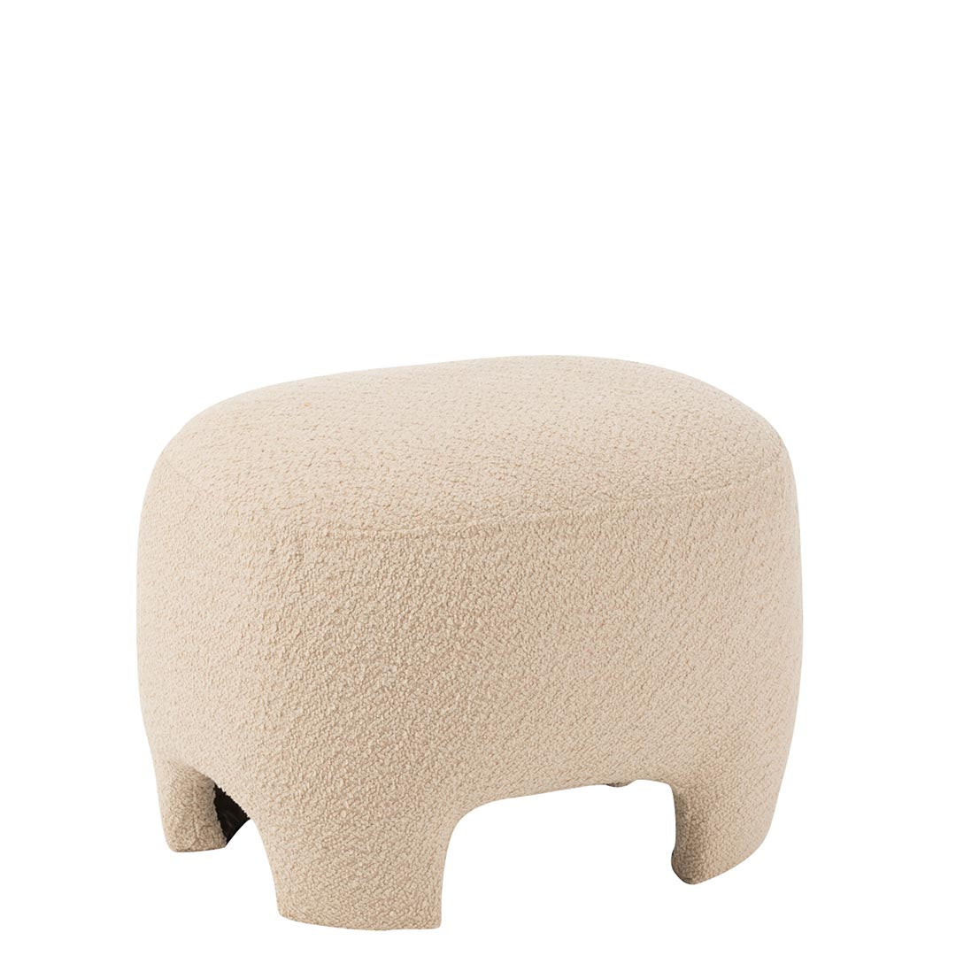 Puff Teddy Bianco