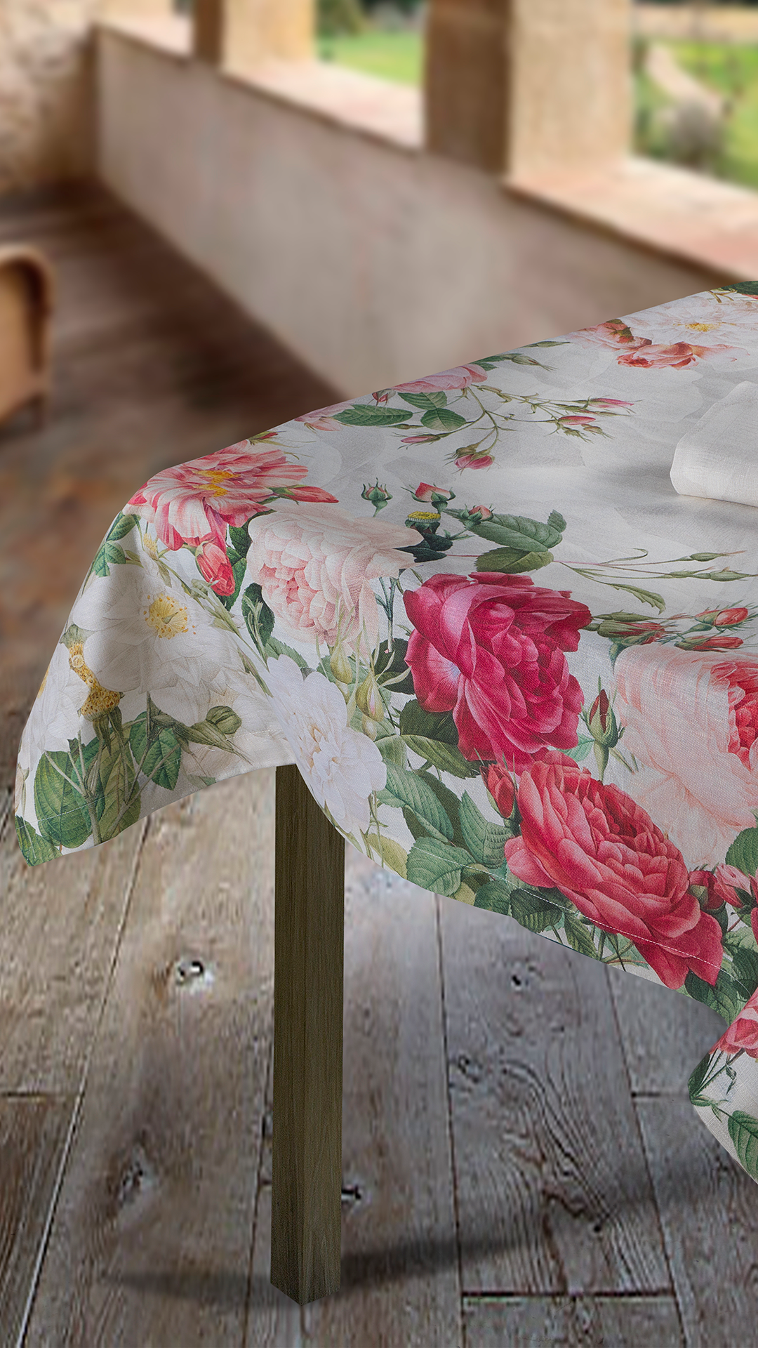 Tovaglia in lino Roses