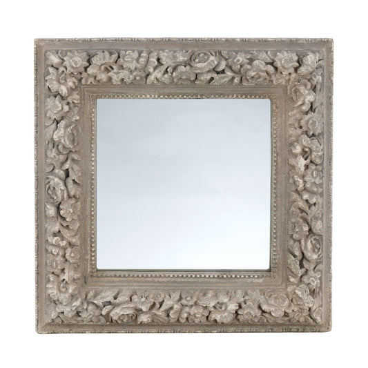Specchio con cornice in resina